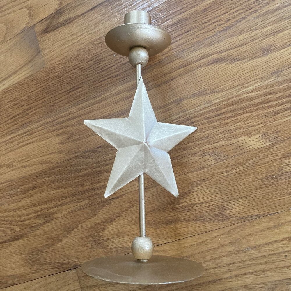 Celestial Moon & Star Candlestick Holders - Set of 2 - Picture 8 of 15